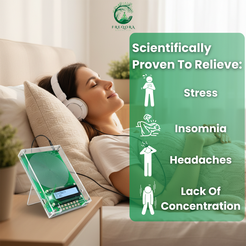 Bio-Healing Frequency Generator V2 - Your Journey to Restful Sleep & Stress-Free Living