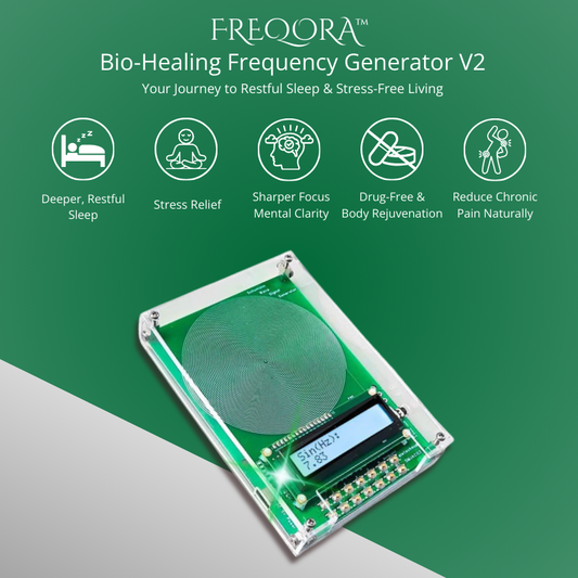 Bio-Healing Frequency Generator V2 - Your Journey to Restful Sleep & Stress-Free Living