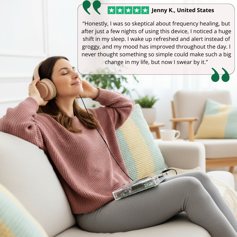 Bio-Healing Frequency Generator V2 - Your Journey to Restful Sleep & Stress-Free Living